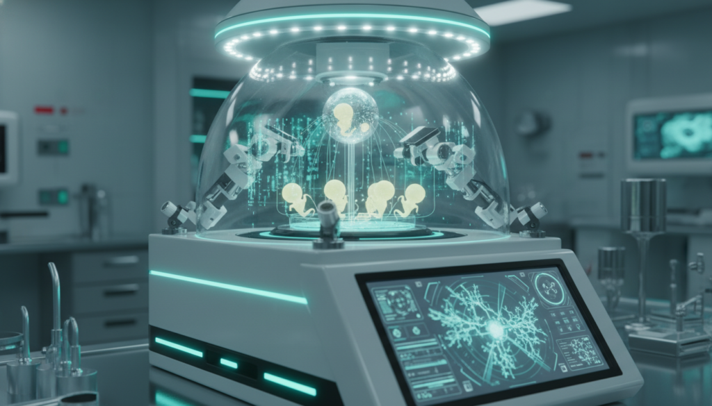 Discover how AI-driven morphokinetic analysis and time-lapse imaging improve IVF implantation rates through non-invasive embryo selection and automated grading.